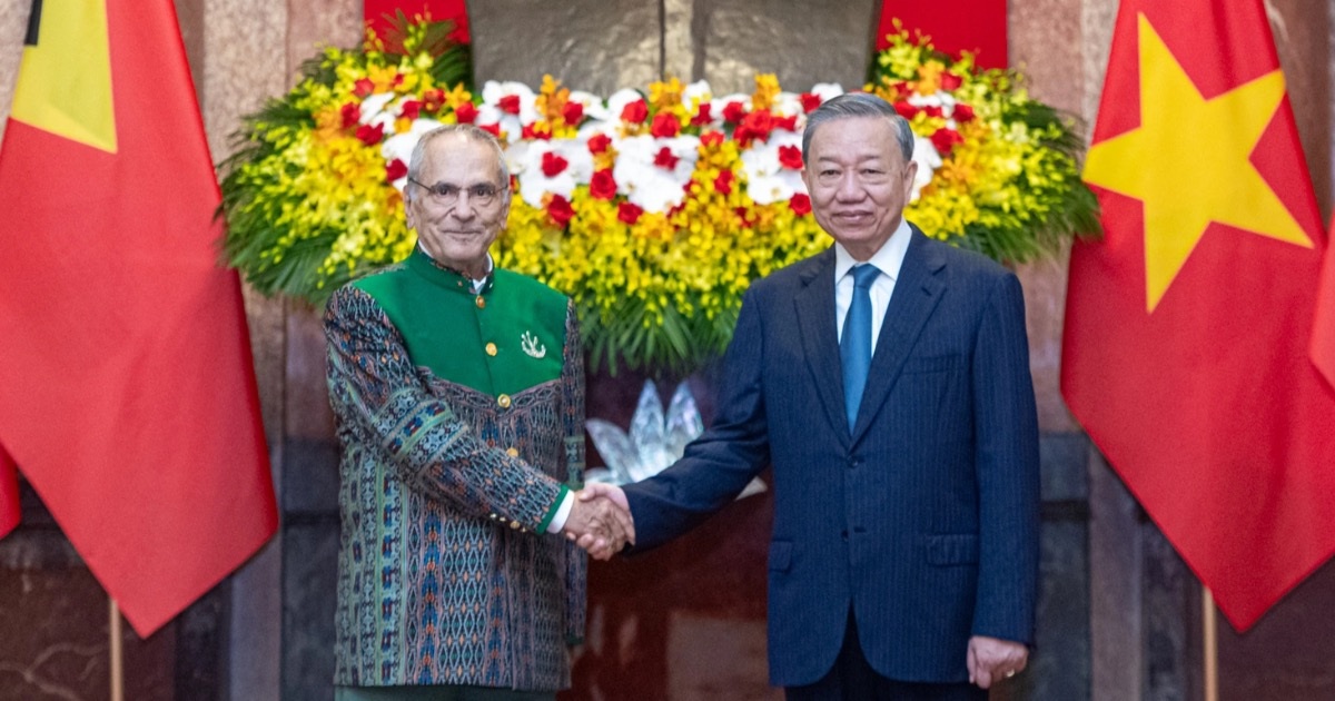 View - Chủ tịch nước Tô Lâm chủ trì lễ đón Tổng thống Timor-Leste thăm Việt Nam | Báo Dân trí