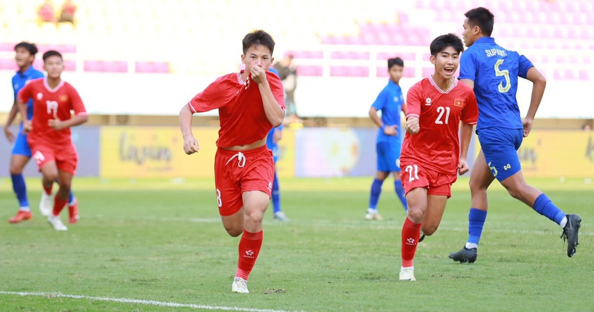 U16 Việt Nam tiếc nuối dừng chân trước U16 Thái Lan tại bán kết giải Đông Nam Á