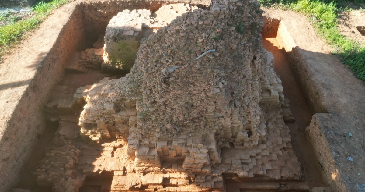 Tháp Chăm đôi Liễu Cốc vừa được khảo cổ ở Huế - 3